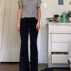Free People Black Boot Cut Pants